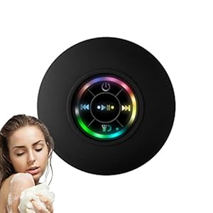 Douche Draadloze Luidspreker, Draadloze Speaker Met Zuignap, Draadloos 5.0, draagbaar voor douchen, wandelen, rondhangen, fietsen en kamperen Ffxs