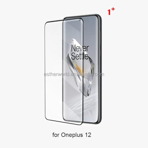 Image of 9H Tempered Glass Screen Protector for OnePlus Ace 3V - Anti-Scratch, HD Clear, Bubble Free, White Edge | Pack of 10