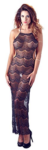 Robe lingerie longue Mandy Mystery en taille S M pour vos moments de détente