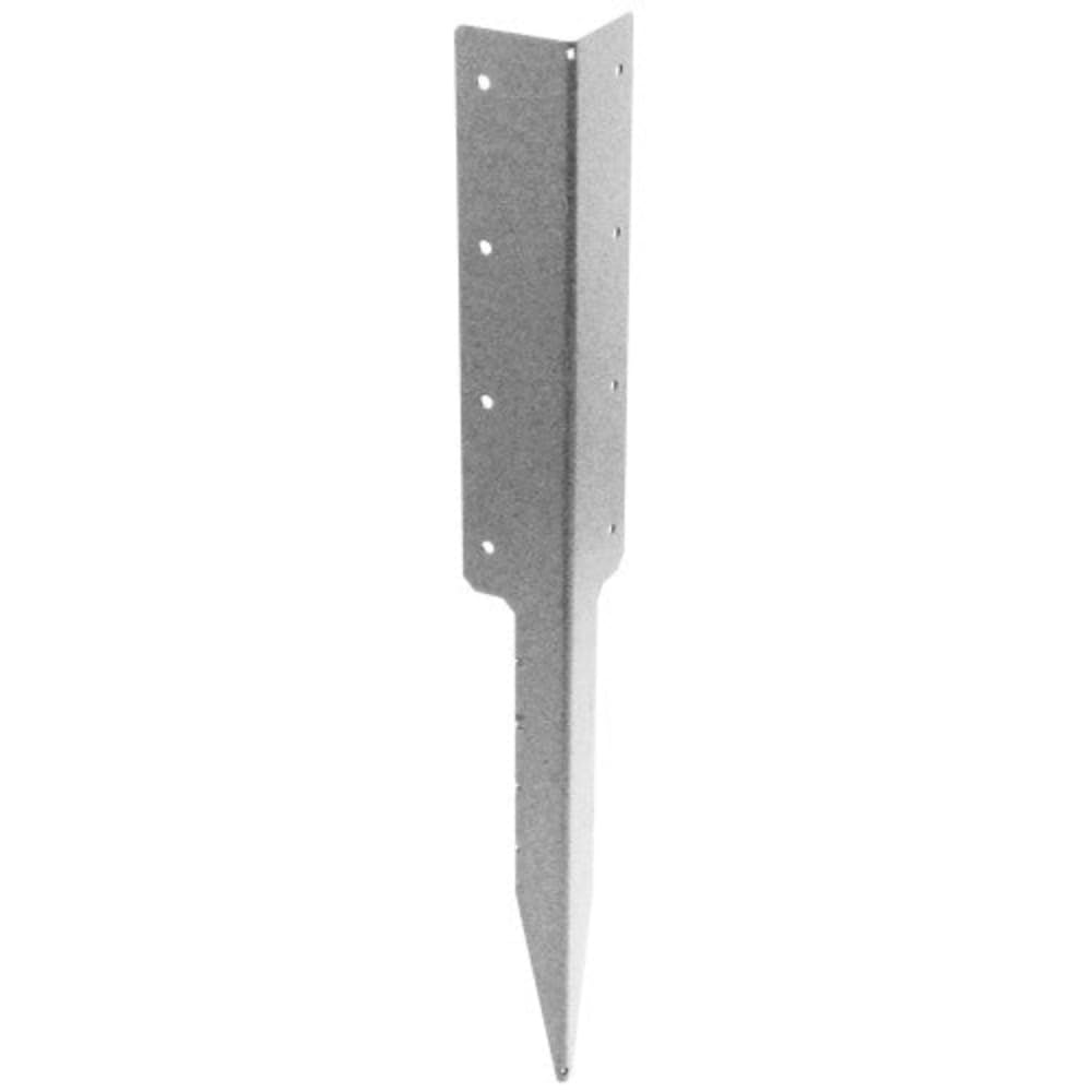 High-Grade Steel Raised Bed Support Brackets – Spike and Double Height Options for Garden Stability (Double Height Corner - Silver, 8)