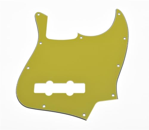 TD.Shopthuyduongls Yellow 3 Ply JB Jazz J Bass Pickguard Scratch Plate Fits US/Mexican