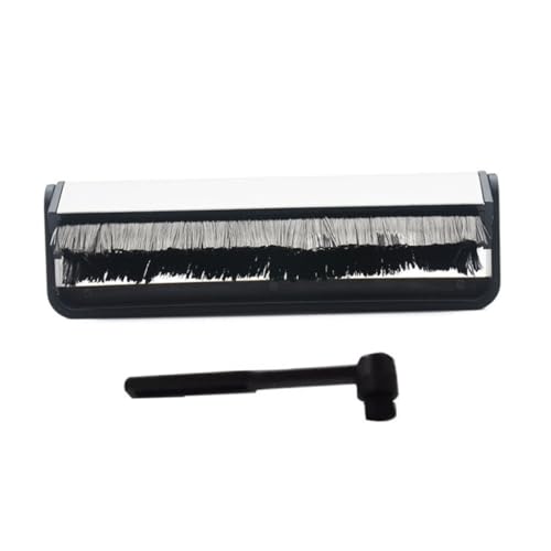 Angoily 2-Pack Record Brush: Vinyl Record Cleaner Dust Remover Kit Anti-Static Carbon Fiber Bristles