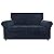 ZNSAYOTX Luxury Velvet Couch Cover 3 Piece Stretch Sofa Covers for 2 Cushion Couch Soft Loveseat Slipcover Living Room Anti Slip Dogs Pet Love Seat Furnitre Protector (Navy Blue, Loveseat)