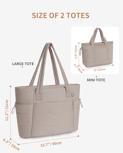 Wandering Nature Work Tote with Cup Holder
