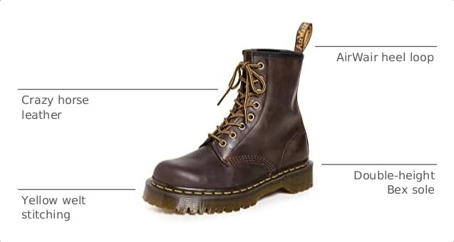 Image of Dr. Martens Unisex-Adult 1460 Bex Combat Boot