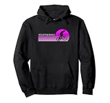 Pink Sunset Mountainbike für Fahrradfahrer Pullover Hoodie