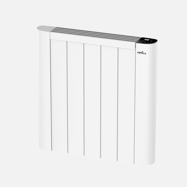 ABRILA   Country   Emisor Térmico Cerámico Blanco 1000W | Control WiFi | 3 Modos de Calefacción | Temporizador | Programación 7 Días | Protección Contra Sobrecalentamiento | Blanco