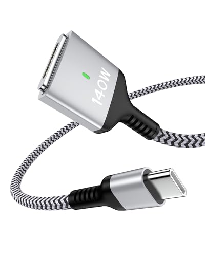MagSafe MacBook Air Charger Cord, 6ft USB-C to Magnetic 3 Cable, 140W Fast Apple USB-C Mag Safe...