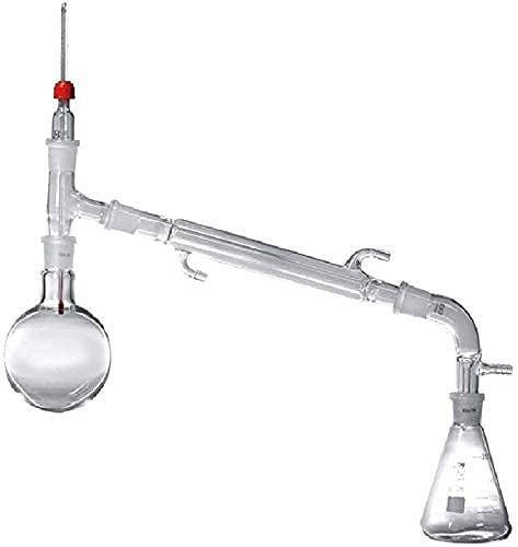 ARAST Steam Distillation Equipment for The Home Use, Distiller Glass Distillation Unit Chemistry Lab Glassware Kit Professional Laboratory Equipment LEOWE