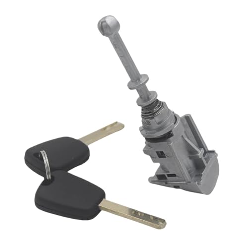Cylindre avec 2 clés pour réparer la serrure de porte et coffre bloqués sur Peugeot 407