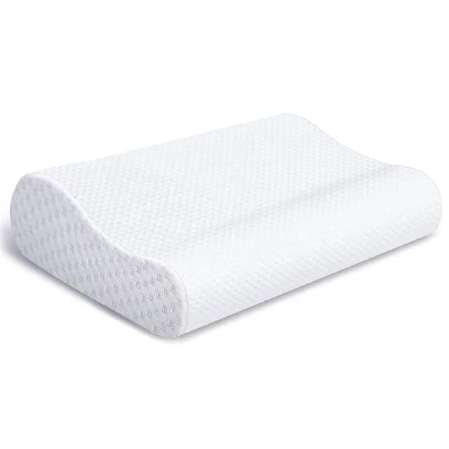 Image of Memory Foam Cervical Neck Pillow | 3 Years Warranty | Pain Relief Sleep, Improves Posture Spinal Alignment, Neck Pain Relief (Queen Size)