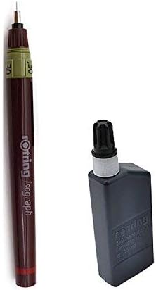 Rotring Isograph Technical Drawing Pen 0.3 mm (1903399) and Isograph Technical Drawing Pen Liquid Ink 23ml Black