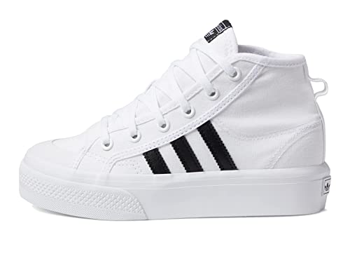 adidas Originals Girl's Nizza Platform (Little Kid)4