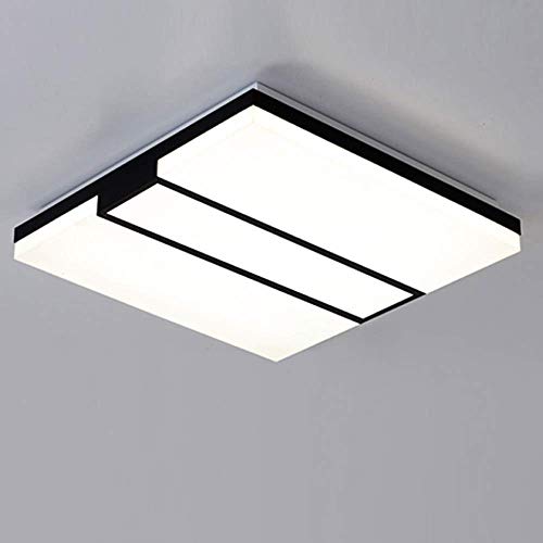 MJY High-End-Deckenleuchte Ultradünne LED-Deckenleuchte, dimmbare LED-Deckenleuchte mit Fernbedienung, moderne quadratische LED-Flächenleuchte, weißer Acrylschirm, Wohnzimmer Schlafzimmer Küche Esszi Cover