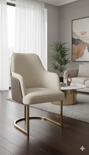 Image of Modern Home & Living Room Lounge Chair Furniture |Accent Velvet Armchair | Internal Structure Made in Solid Wood | MS Metal Legs |- (151851218)