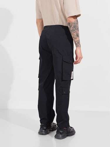 Image of The Indian Garage Co Men Relaxed Fit Mid-Rise Cargos