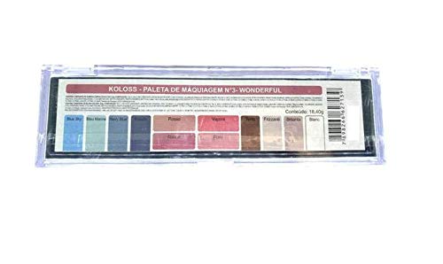 Paleta de Maquiagem 03 Wonderful, Koloss