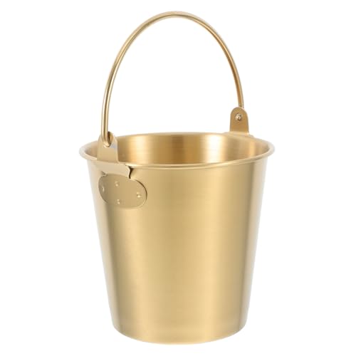Ciieeo Multi Functional Holder for French Fries Fried Chicken Ice Portable Pail with Handle for Parties Outdoor Events