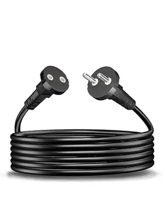 FEDUS 5m Long 18AWG Heavy Duty Male to Female 2 Pin Power Extension Cord wire, 10amp Indoor Outdoor Power Cord Extension Electrical extender Power cable for appliances, electronics and power tools