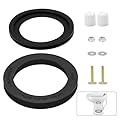 RV Toilet Seal Kit Compatible with Dometic 300 310 320 Series RV Toilets, 385311658 Flush Ball Seal and 385311652 Base Seal Gasket Replacement Parts with Mounting Hardware Kit, 2 in 1 Camper Set