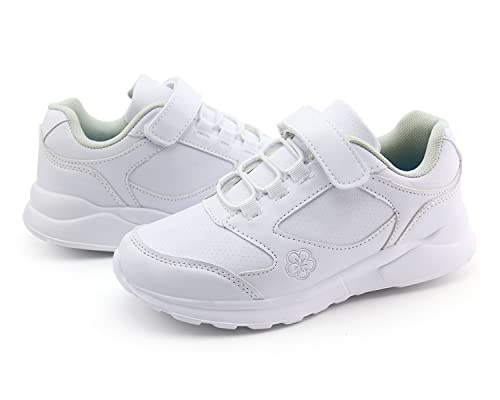Brooman Kids White Sports Sneakers School Uniform Shoes thumb #6