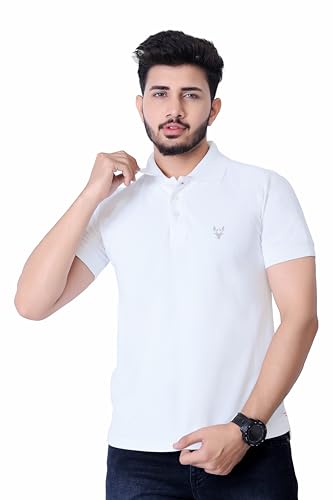 Image of Men's Premium Polo T-Shirt | Classic Collar | Smooth Finish | Half Sleeve Casual Wear (XS to 3XL)