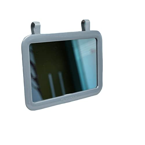 SARTE SA71V71 Car Sun Visor Mirror | Rear View Vanity Makeup Mirror for All Cars (GREY) (1 PCS)