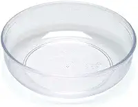 MY PET BRASIL Banheira Para Pássaros Redonda Cristal Média
