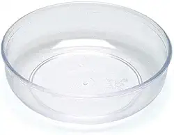 MY PET BRASIL Banheira Para Pássaros Redonda Cristal Média