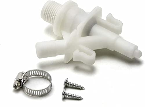 Ximoon 385311641 Rv Toilet Valve Replacement Kit For Dometic 300 310 320 Toilets & Sealand Marine Toilet - White #TOP7