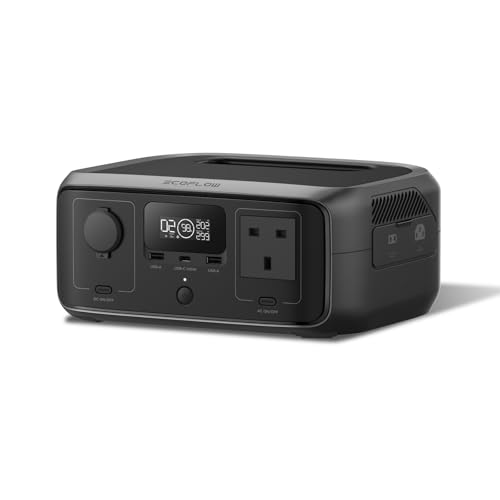 ECOFLOW Portable Power Station RIVER 3, 245Wh LFP Battery, Up to...