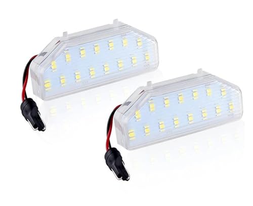 Luces matrícula LED blanca para Mazda 6 GH y RX-8 viajes nocturnos seguros