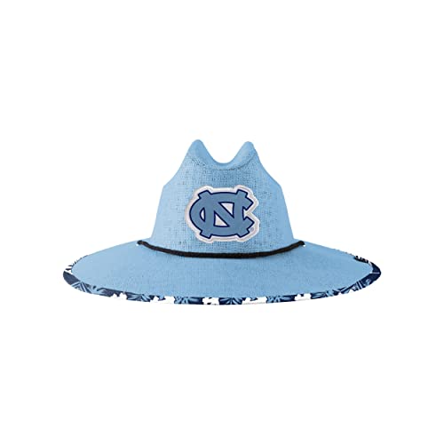 Image of FOCO North Carolina Tar Heels NCAA Team Color Straw Hat