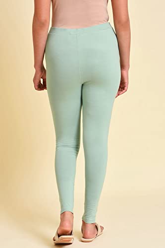 Image of W for Woman Women's Regular Fit High Rise Coral Cotton Jersey Tights
