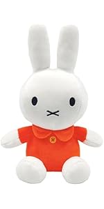 Amazon.com: Kids Preferred Miffy Plush Toy, 8 Inch Sitting Dutch