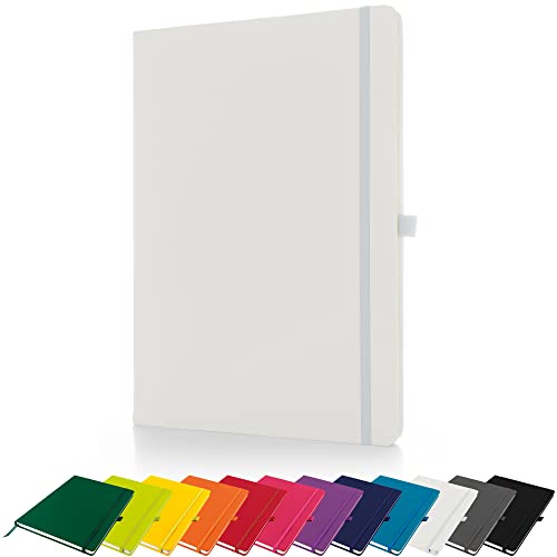 Savvy Bee Premium A4 Notebook New Lined Hardback Journal with pen loop