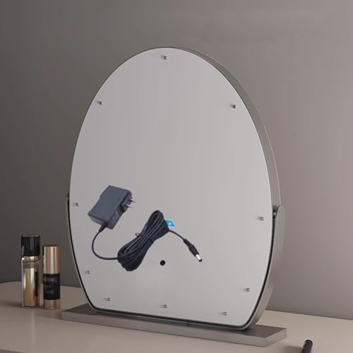 Espejo de maquillaje LED de mesa grande para lucir un look impecable cada mañana 7