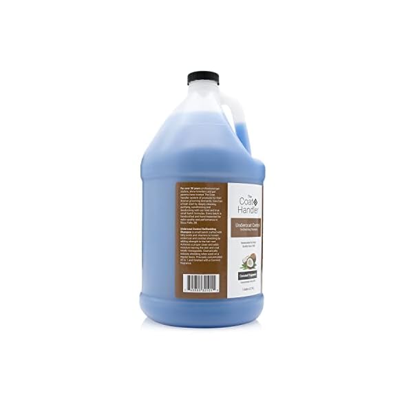 The Coat Handler Undercoat Control Deshedding Hundeshampoo, 1 Gallone - Bekämpft Schuppen, Omega 3 & 6 Reich, Vitamin E, Alle Natürlichen Inhaltsstoffe – Bild 3