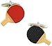 Ducomi Boutons de manchette en argent et or plaqué, pour homme, ultra-légers, pour chemise, originaux et de haute qualité, idée cadeau Ping Pong
