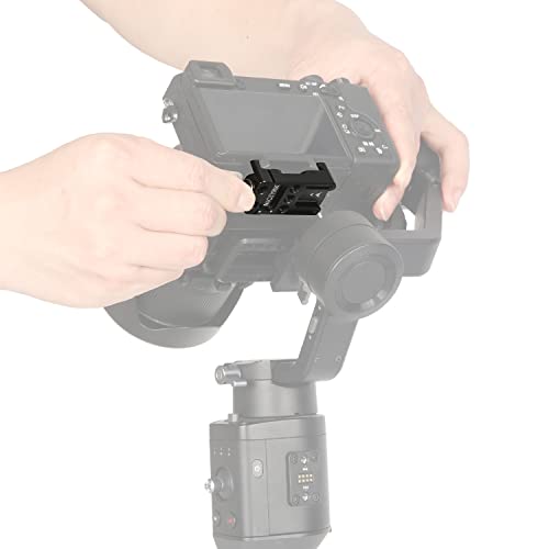 NICEYRIG Cold Shoe Mount Adapter Cold Shoe Bracket with 1/4”-20 Thread Hole Scale Marks for DSLR Cameras Cage Microphone LED-509 - Image 4