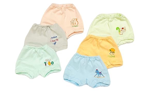 SRJS Kids Innerwear, Soft Breathable Innerwear Rompers for Infants, Multicolor - Combo Pack (Pack of 4, 3-4 Y, Regular) 2