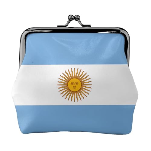 Monederos de bandera argentina, monedero, monedero, monedero, para festivales y ocasiones especiales, Negro -, Talla única, Art Deco