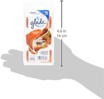 Miniatura 4 de Glade Wax Melts - Recambio de especias de calabaza, 2.3 onzas (paquete de 8)