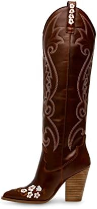 Steve Madden Women's Lashes Western Boot, Brown Multi, 9.5 Review | Image 5