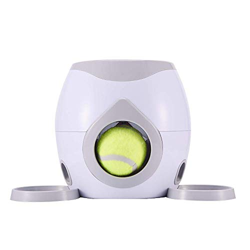 Kytree Interactive Tennis Ball Throwing Machine Launcher Jumping Ball Pitbull Toys Automatic Throw