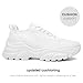 Womens Walking Shoes Non Slip Ladies Running Fashion Athletic Sneakers Work Gym Tennis Athletic Sports Comfort Breathable Lightweight Mesh Soft Sole White