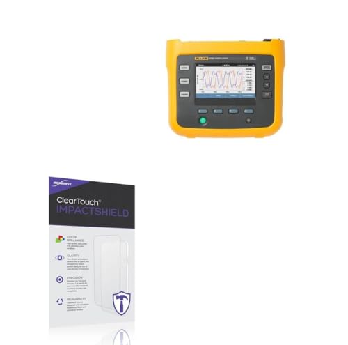 BoxWave Screen Protector Compatible With Fluke 1736 - ClearTouch ImpactShield (2-Pack), Impenetrable Screen Protector Flexible Film