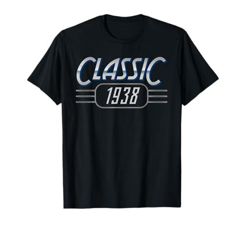 Clásico 1938 Cumpleaños Vintage Nacido En 1938 Camiseta