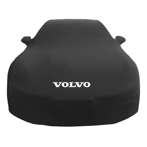 GIISH Auto Komplette Autoabdeckungen für Volvo V60 (Y20) 2010-2015 2016 2017 2018,Maßangefertigt Stretch Stoff Gewebe Autoschutzhülle Auto Autoabdeckung Staubdichtes Zubehör,C