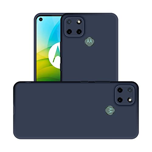 Image of Case Creation Liquid TPU Silicone Cover for Moto G9 Power Soft Case,Anti-Dirty Slim Case Matte Candy TPU Raised Bezel (Splash of Color) Back Case Cover for Motorola Moto G9 Power -Electric Blue